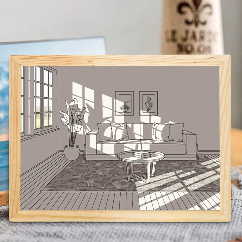Quadro 3D Iluminado - Swandecor - Swanutilidades