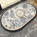 Tapete de Banheiro Retro - Swan Bathroom