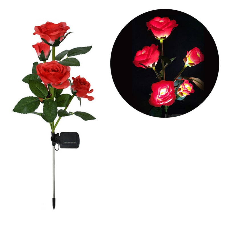 Rosas de Energia Solar - Swanlight - Decore seu Jardim - Swanutilidades