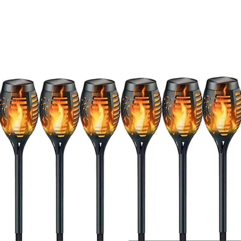Luminária LED Solar Estilo Tocha para Jardim - SwanLight
