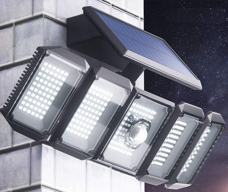 Refletor Solar 300 Leds - Iluminação para Exteriores - Swanutilidades