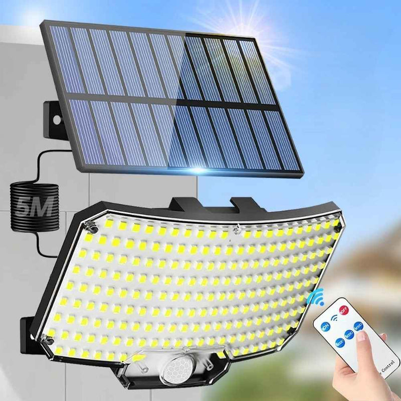 Refletor Solar com Controle e Sensor de Passos - SwanLight