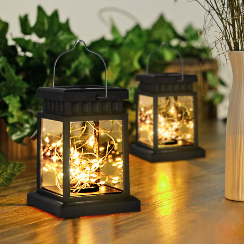 Luminária Decorativa de Jardim - Vela e Energia Solar - Swanutilidades