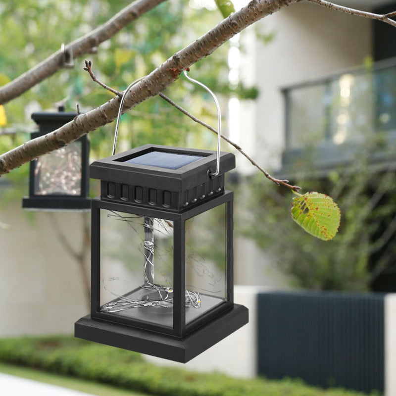 Luminária Decorativa de Jardim - Vela e Energia Solar - Swanutilidades