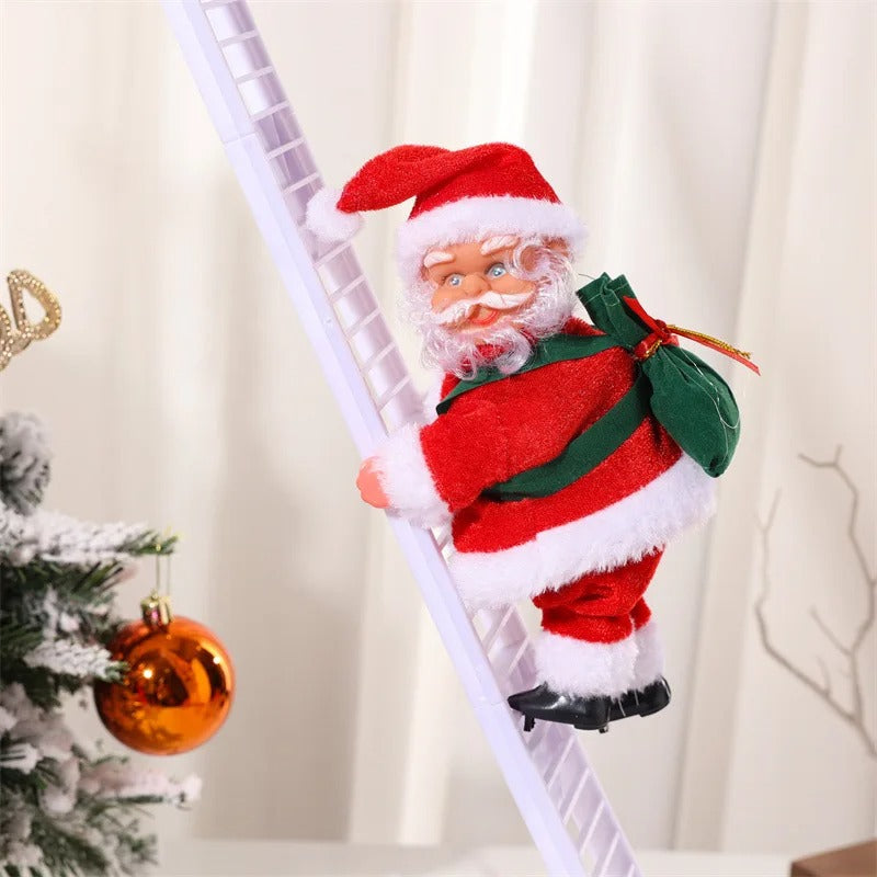 Papai Noel Escalador de Escada - SwanChristmas