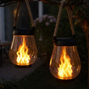 Luminária Solar Led Efeito Chama para Jardim – Swanlight