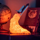 Foguete 3D Decorativo de Iluminação - Viagem ao Espaço - Swanutilidades