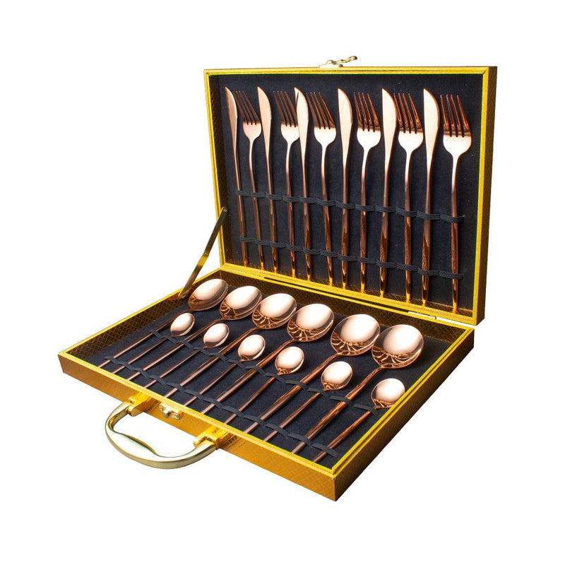Conjunto de 24 Talheres - Premium Home - Alta Qualidade - Swanutilidades